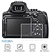 Screen Protector Foils Compatible Nikon P1000 Digital Camera, AFUNTA 2 Pcs Tempered Glass Anti-Scratch High Transparency Protective Films