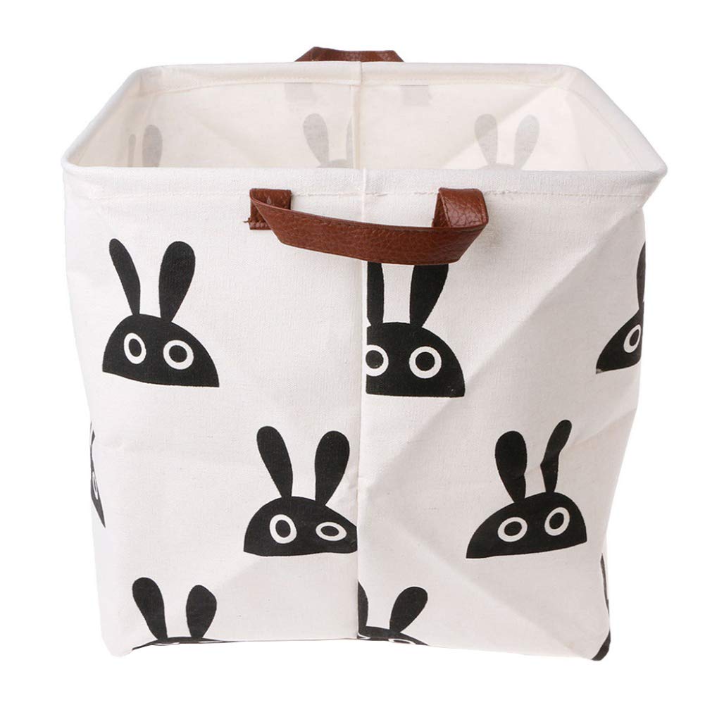 Buy Jyukan Canvas Storage Bins 13x13 inch Square Storage Baskets with
