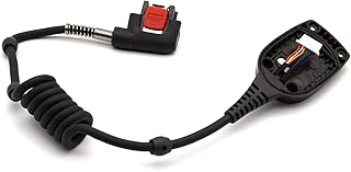 Compatiable with Motoro la Ring Barcode Scanner Cable Scan Power Coiled Spring Cable Compatiable with Motoro la Symbol RS409 RS419 WT4090 Ring Scanner