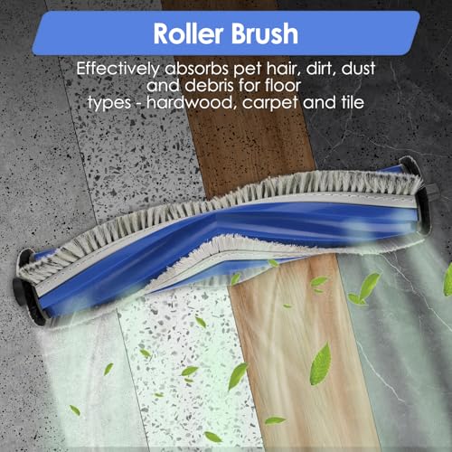 Image of (20 Pack) M12 Pro+ Replacement Parts Compatible with ECOVACS DEEBOT T30 Omni / T30 Pro Omni /Yeedi M12 Pro+ Robot Vacuum, 1 Roller Brush, 4 Side Brushes, 3 HEPA Filters, 6 Dust Bags, 6 Mop Pads