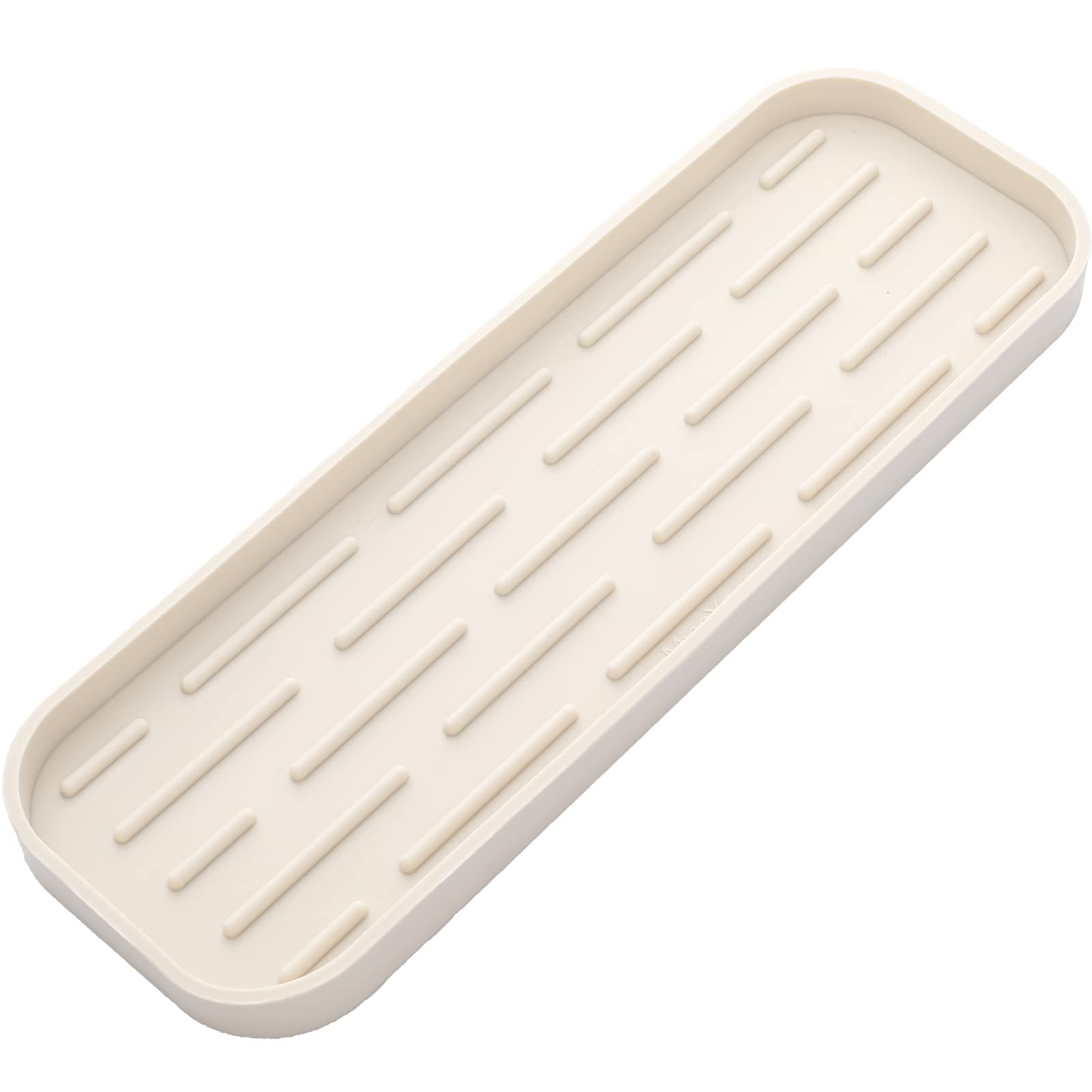 MicoYang Silicone Kitchen Sink Organizer Tray for Multiple Usage,Eco-Friendly Sponges Holder for Kitchen Bathroom Counter or Sink,Dish Soap Dispenser,