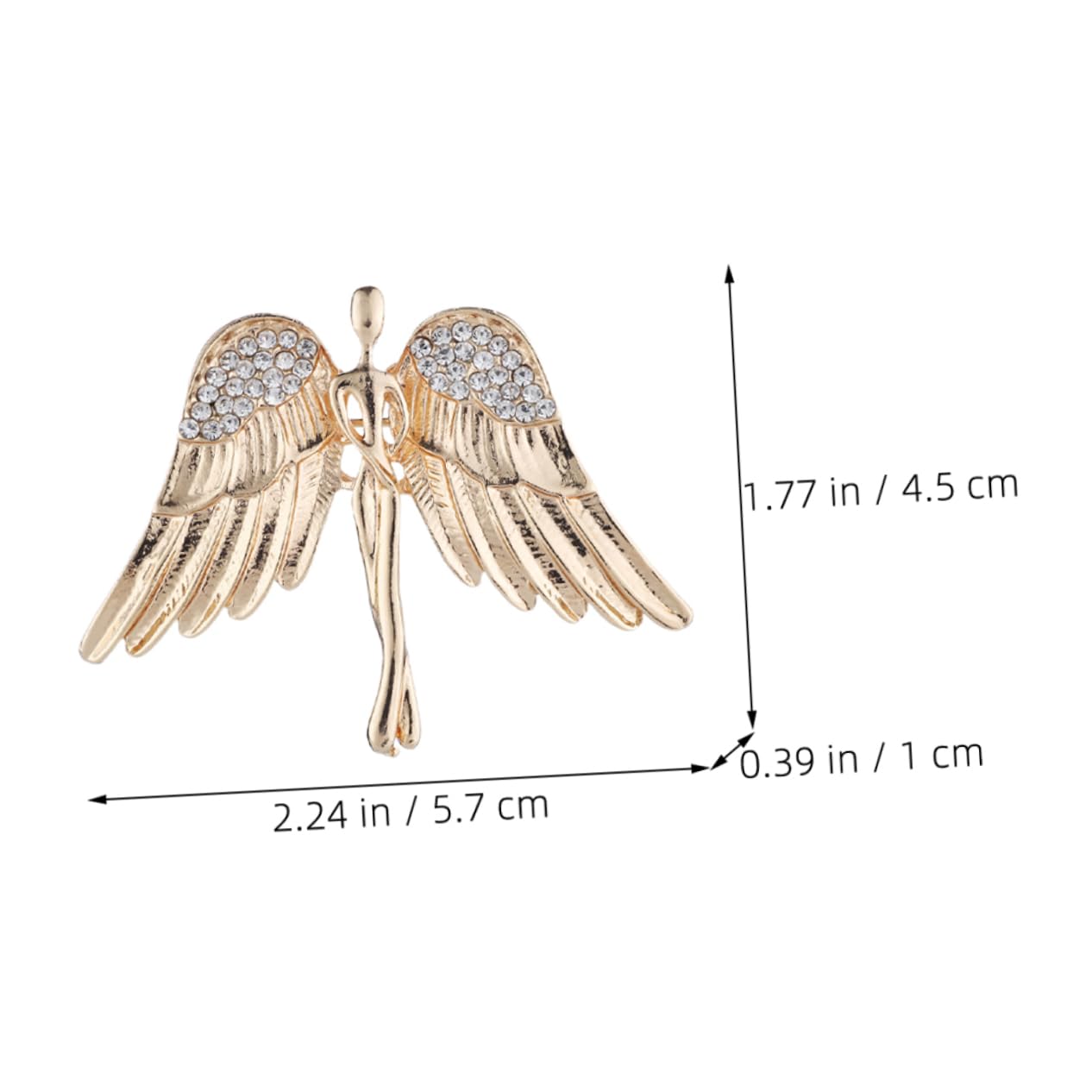 Broche, Insignia, Solapa para Ropa de Mujer, estética, Sombrero, Chal, aleación de Zinc Dorado