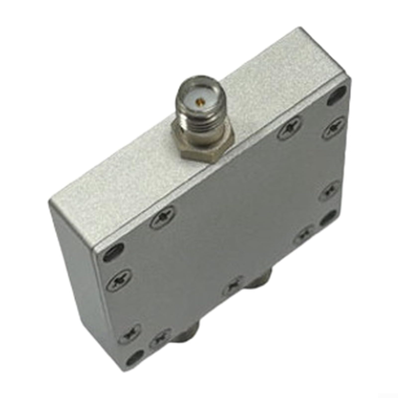 Combinador divisor de potencia de señal 1 a 2, 1GHz-4GHz, baja pérdida 0.5dB, VSWR 1.25, aislamiento de puerto de 24dB, metal para GPS para banda L, plateado