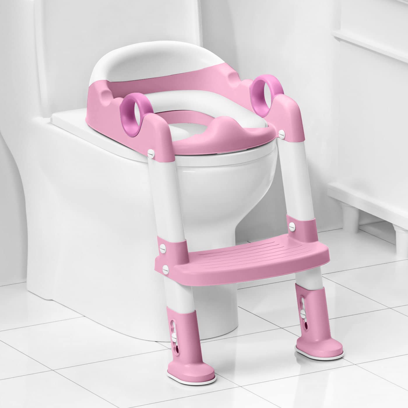 Potty Training Seat with Step Stool Ladder, Toddlers Potty Training