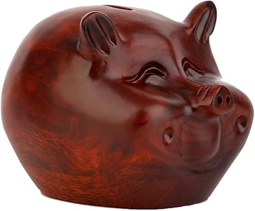 RSLEE Alcancía de madera, alcancía para decoración de habitación de niños, alcancía creativa, regalo de juguete perfecto para niños y niñas (tamaño