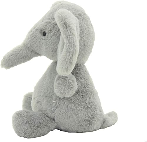 Miniatura 3 de Plushland Juguetes de peluche de elefante suave, regalo para bebés, niñas, niños, gran decoración para guardería, habitación, cama, color gris, 9