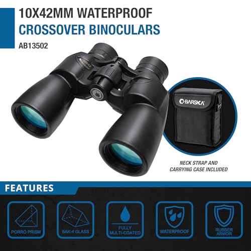 Binoculares Barska AB13502 Crossover 10x42 impermeables miniatura 2