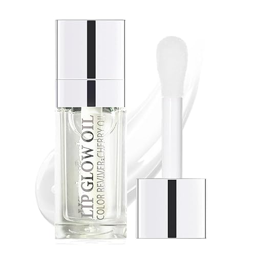 2 unidades de aceite de labios voluminoso brillo de labios hidratante bálsamo labial tintado cuidado de labios aceite de labios transparente aceite