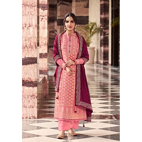 Image of Women's Wear Ready To Wear Designer Salwar Kameez Suits Indian Pakistani Beautiful Plazzo Pant Dress