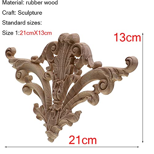 Moulures en bois de qualité supérieure décalque décoratif 21cm - 3