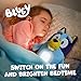 Bluey Goglow Pal Light Up Nightlight, 2-in-1 Interactive Snuggly Toddler Light, Soothing Night Light for Kids of Ages 2+