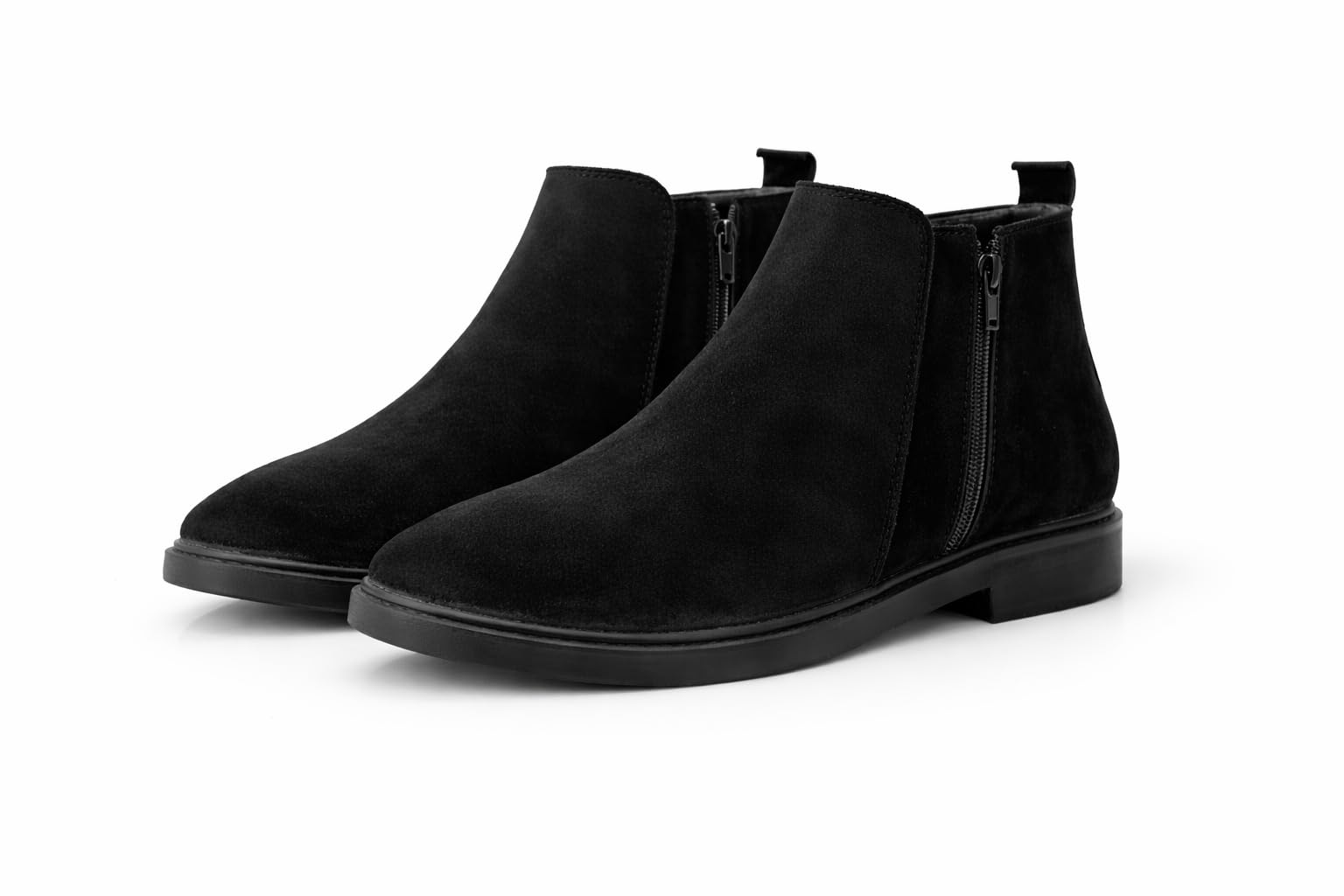 Men’s Suede Synthetic Leather Chelsea Boots | Slip-On Ankle Boots with Side Zipper | Casual & Formal Wear | Lightweight & Comfortable-picture-19