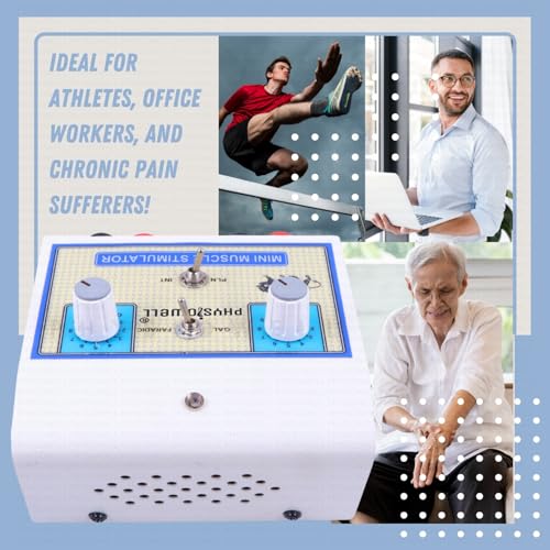 Image of Physiowell Mini Tens Two Channel Portable Nerve Stimulator Electrotherapy Physiotherapy Compact Machine with One Year Warranty Therapy Device (Mini Tens)