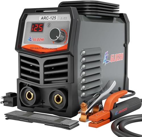 Image of GZ GUOZHI Stick Welder, 125A MMA/ARC Welding Machine with LCD Display, IGBT Inverter 110V Portable Welder Machine with Hot Start