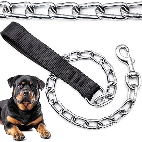 Heavy Duty Dog Lead with Nylon Strap Cover