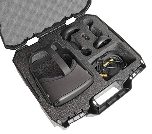 Case Club Hard Case w/Pre-Cut Foam Fits Oculus Quest VR Gaming Headset Accessories - All-in-One, Compact Oculus Quest Storage Case for Impact Protection - Fits 128GB and 64GB Models