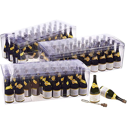 Mini Champagne Bottle Bubble Wedding Favors (108 Pack)