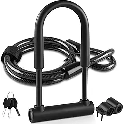 Cadeado para Bicicleta, Cadeado u Lock,Corrente Bicicleta, Tranca de Bicicleta