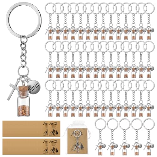 Porte-clés graines de moutarde avec carte, l'idée cadeau idéale pour vos proches