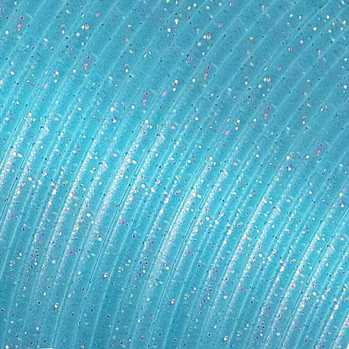 Image of iSANMATE Clear PLA 3D Printer Filament, Transparent Glitter Sky Blue PLA Filament 1.75 mm, 3D Printing Filament 1KG /2.2lb