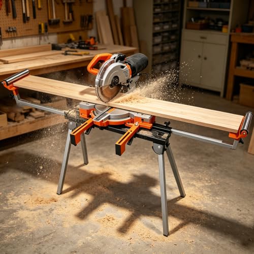 Bigorenda Miter Saw Stand Universal Fit, 3-Step Quick Install & Fold by Bigorenda - Used condition - Image 4