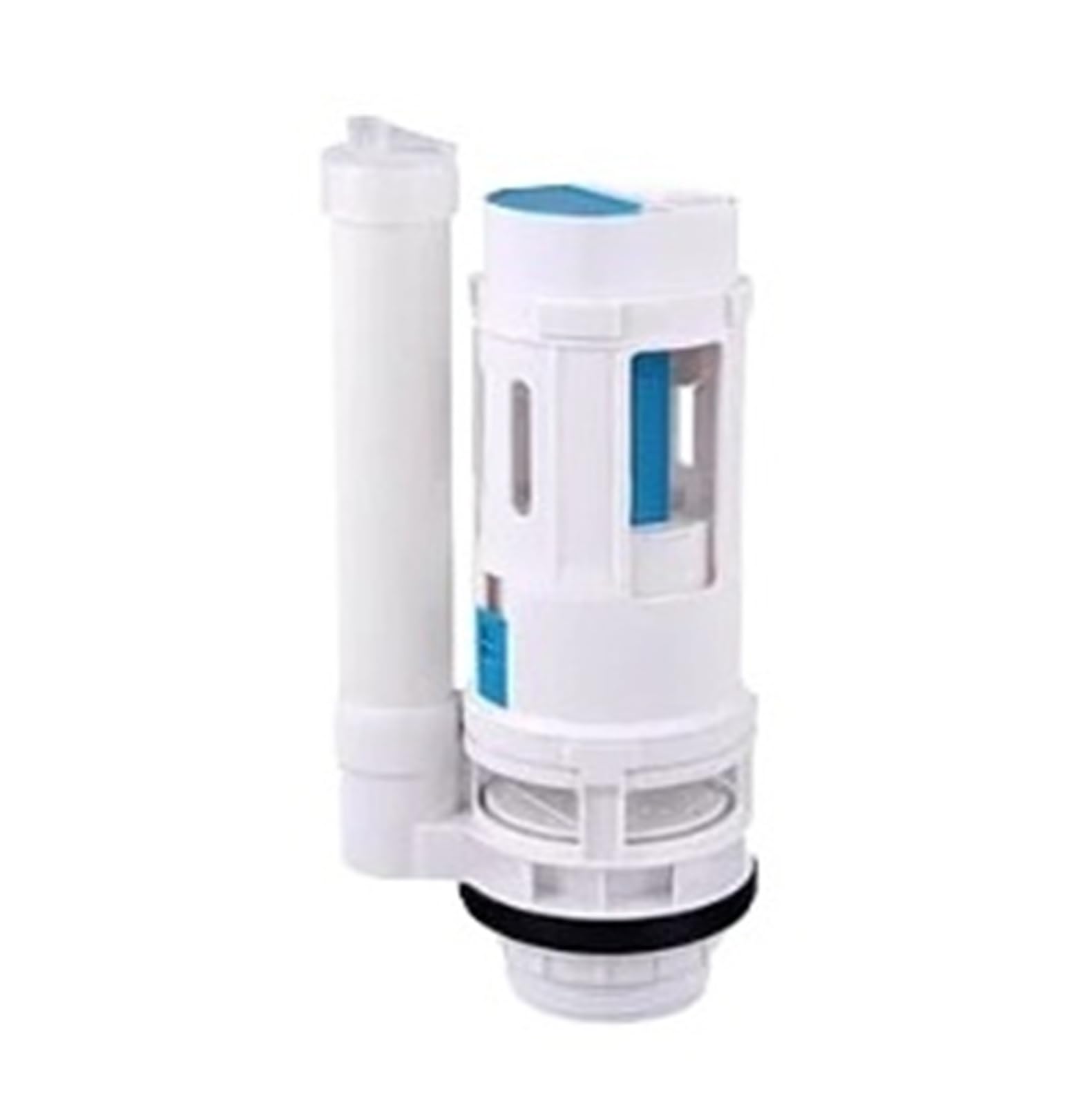 Split Toilet Drain Valve Two-Button Toilet Water Outlet Valve Dual Flush Fill Water Tank Fittings Drain Flush Cistern Valve(25CM)