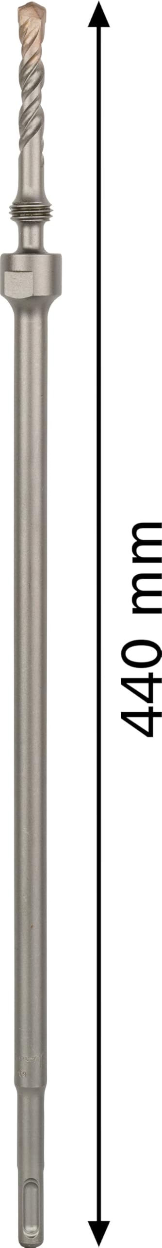 Bosch Accessories 2608598048 Porte-outil SDS-plus pour couronnes-trépans avec filetage M 16 Longueur 440 mm Gris