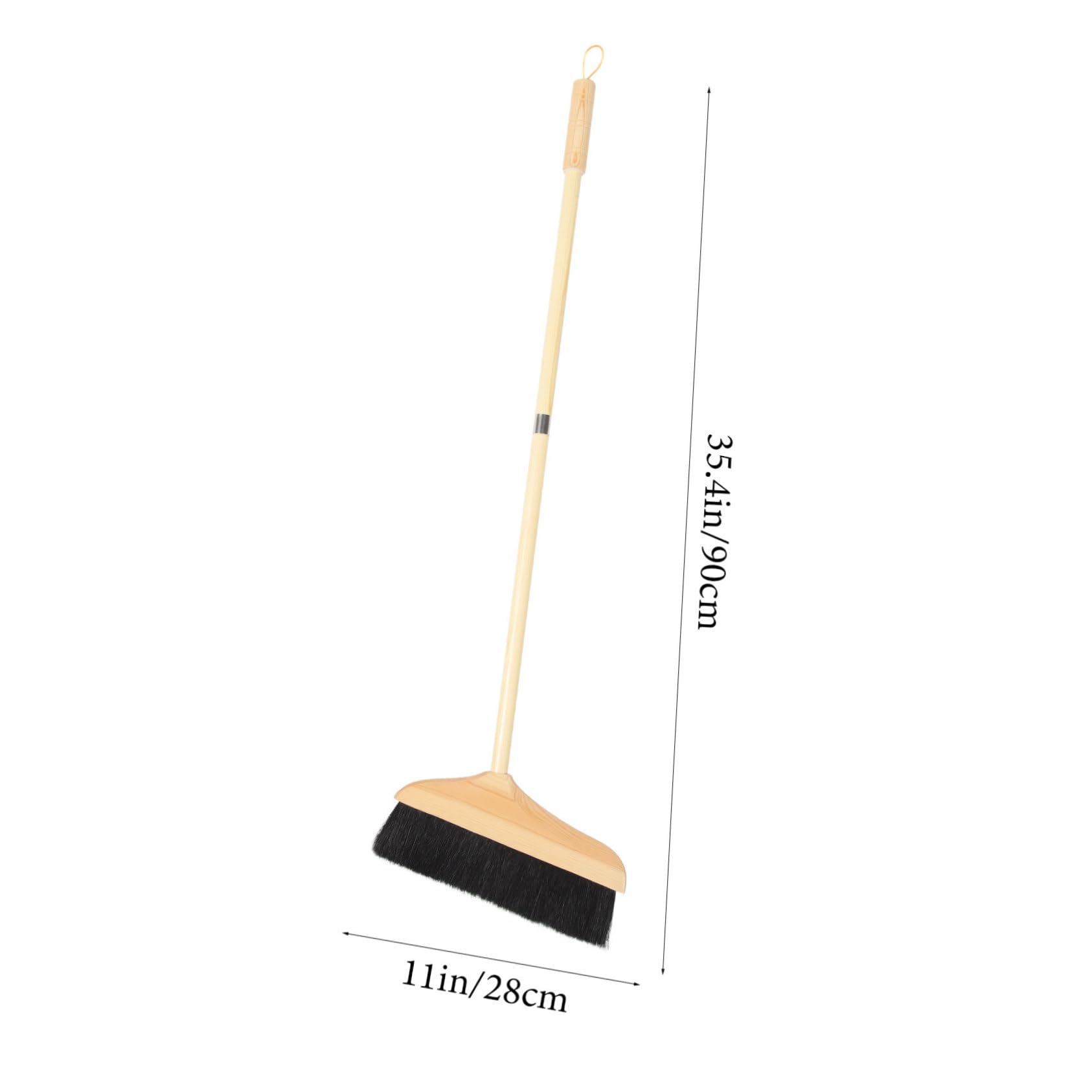 HOMOCONO House Brooms for Sweeping Indoor Broom for Hardwood Floors Cleaning Broom Washing Machine Shut Off Valve Carpet Broom Outdoor Broom Asian Broom Natural Broom Kitchen Bristle Hair