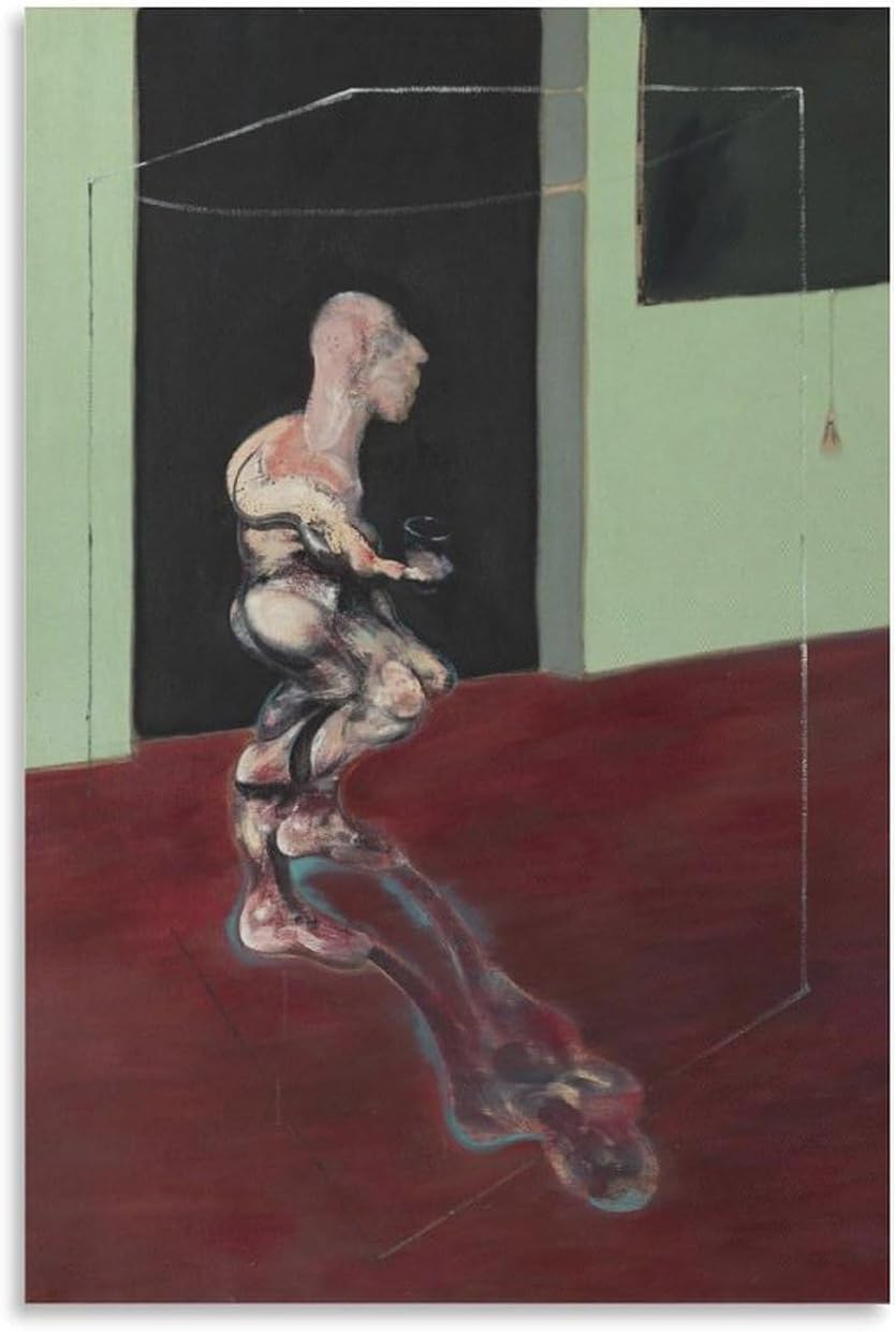 Matvsd Kohecs Francis Bacon Figure Turning Canvas Wall Art, Unframed, 16x24in