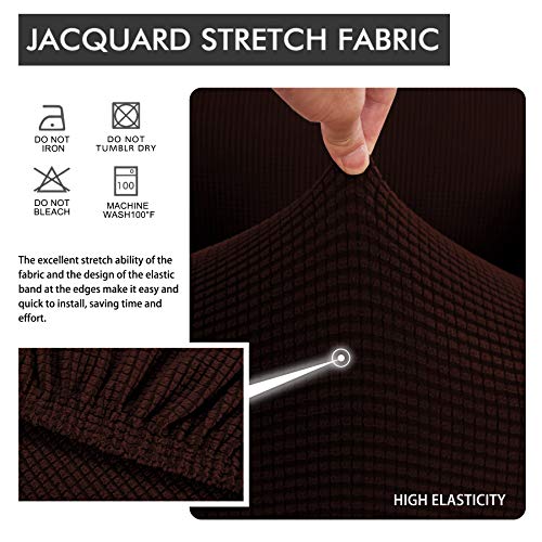 image for Hokway Stretch Couch Cushion Slipcovers Reversible Cushion Protector S