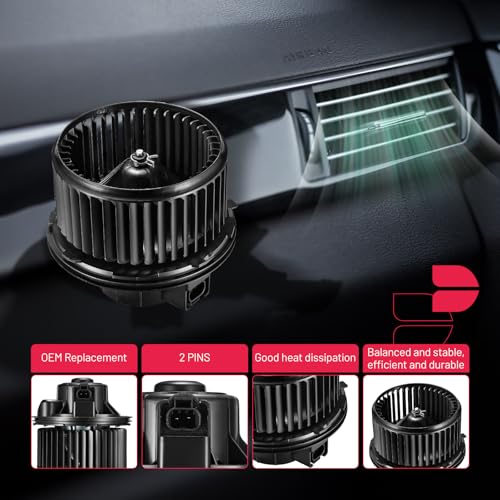 Image of BDFHYK AC Heater Blower Motor Fan 700164 Compatible with Cadillac Escalade,Compatible with GMC Yukon Sierra,Suburban Silverado Avalanche,H2,HVAC Blower Motor Assembly Replacement for 15-81683 22741027