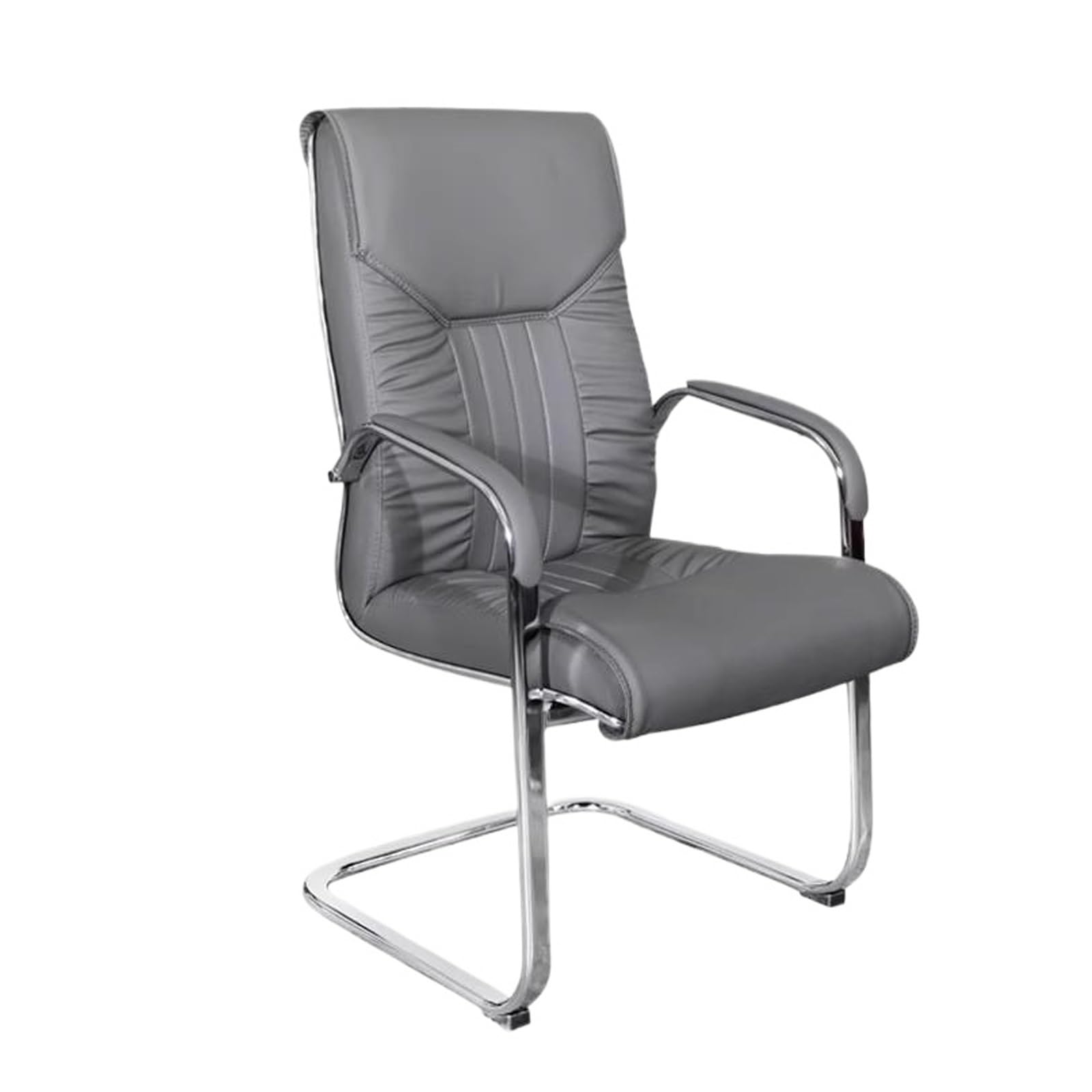 Sedia Ufficio, Sedia Ergonomica, con Braccioli, Sedia for Computer Domestico, Sedia da Conferenza, Adatta for Uffici e Sale di Ricevimento(Gray)