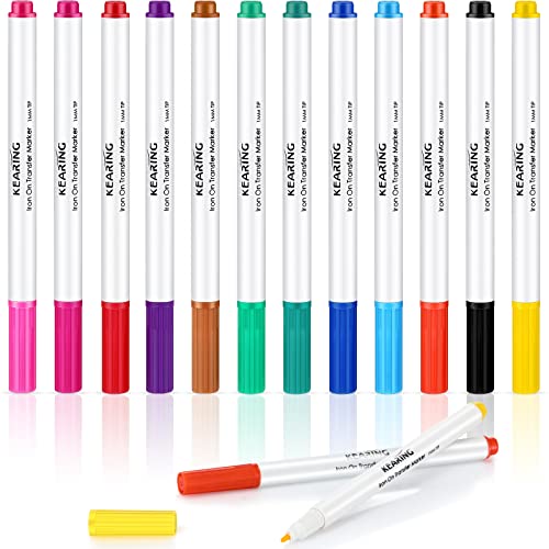 Crtiin 12 Pcs Iron on Transfer Pen Sublimation Markers for Heat...