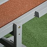 PawHut Hundewippe, Hunde Agility Wippe aus Holz, rutschfest Hunde Agilitäts Rampe für Hunde unter 30 kg, wetterfest Hundetraining Outdoor Hundesport für Balance, 180 x 30 x 30 cm Grau