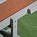 PawHut Hundewippe, Hunde Agility Wippe aus Holz, rutschfest Hunde Agilitäts Rampe für Hunde unter 30 kg, wetterfest Hundetraining Outdoor Hundesport für Balance, 180 x 30 x 30 cm Grau