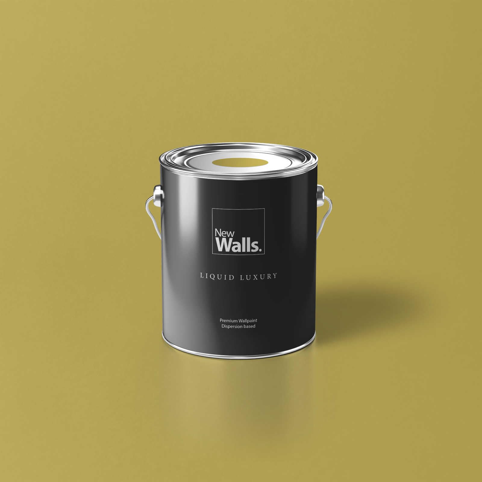 Pintura de emulsión líquida de lujo verde pistacho para interiores, 2,5 l