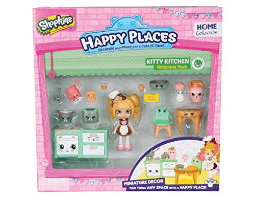 Happy luoghi Shopkins Kitty Kitchen Welcome Pack