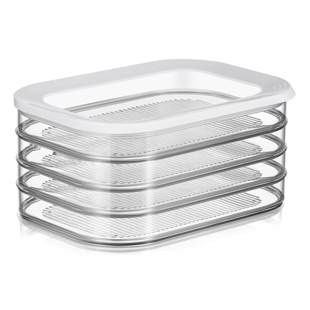 Erpmlyo Photo Color Bacon Storage Container For Fridge,Stackable Lunch Meat Storage,Ham And Cheese Container For Fridge-Cold Storage
