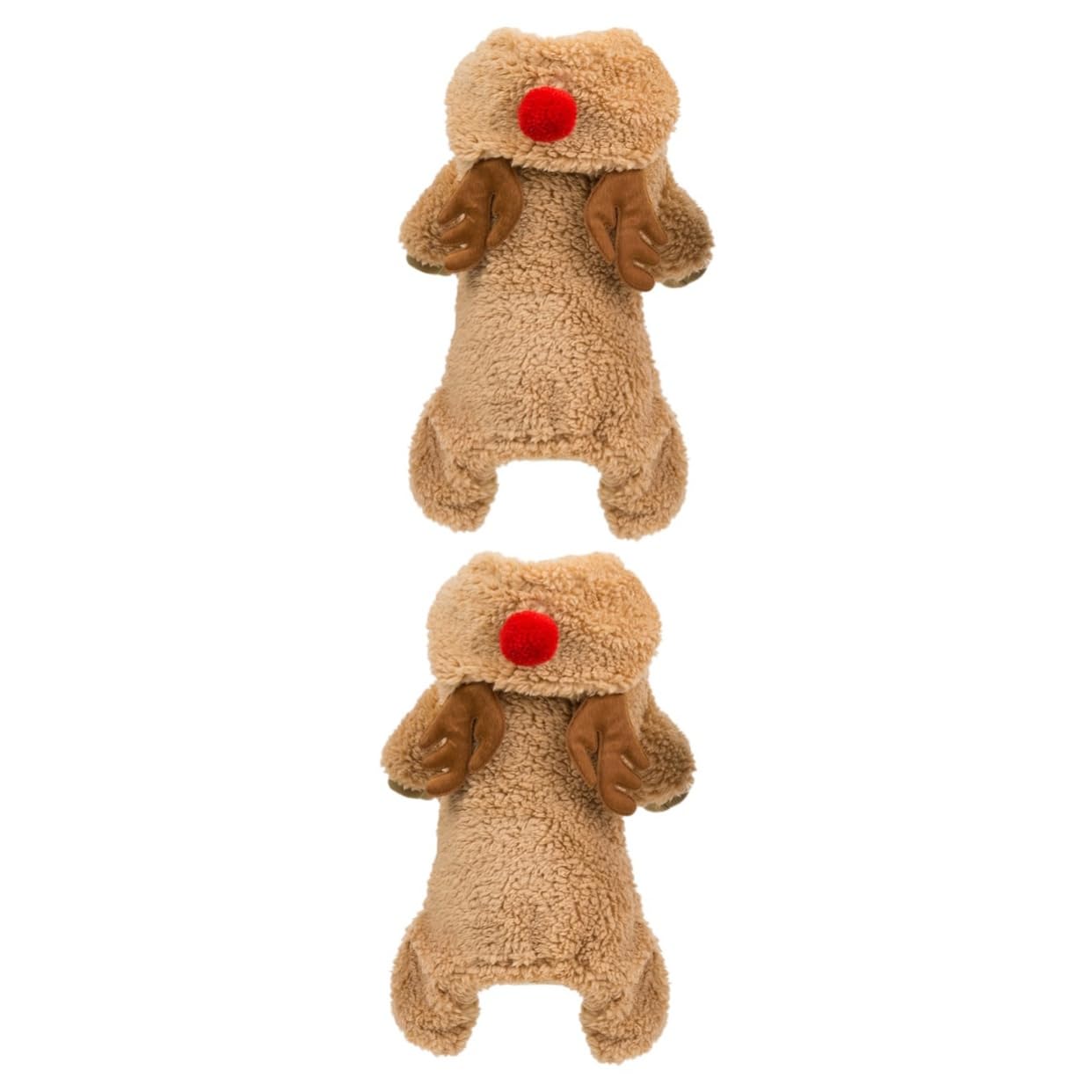 Angoily 2 Pezzi di Gilet per Cani A Forma di Cervo Natalizio in Morbido Cotone Caldo E Confortevole per Occasioni Speciali E Opportunità Fotografiche