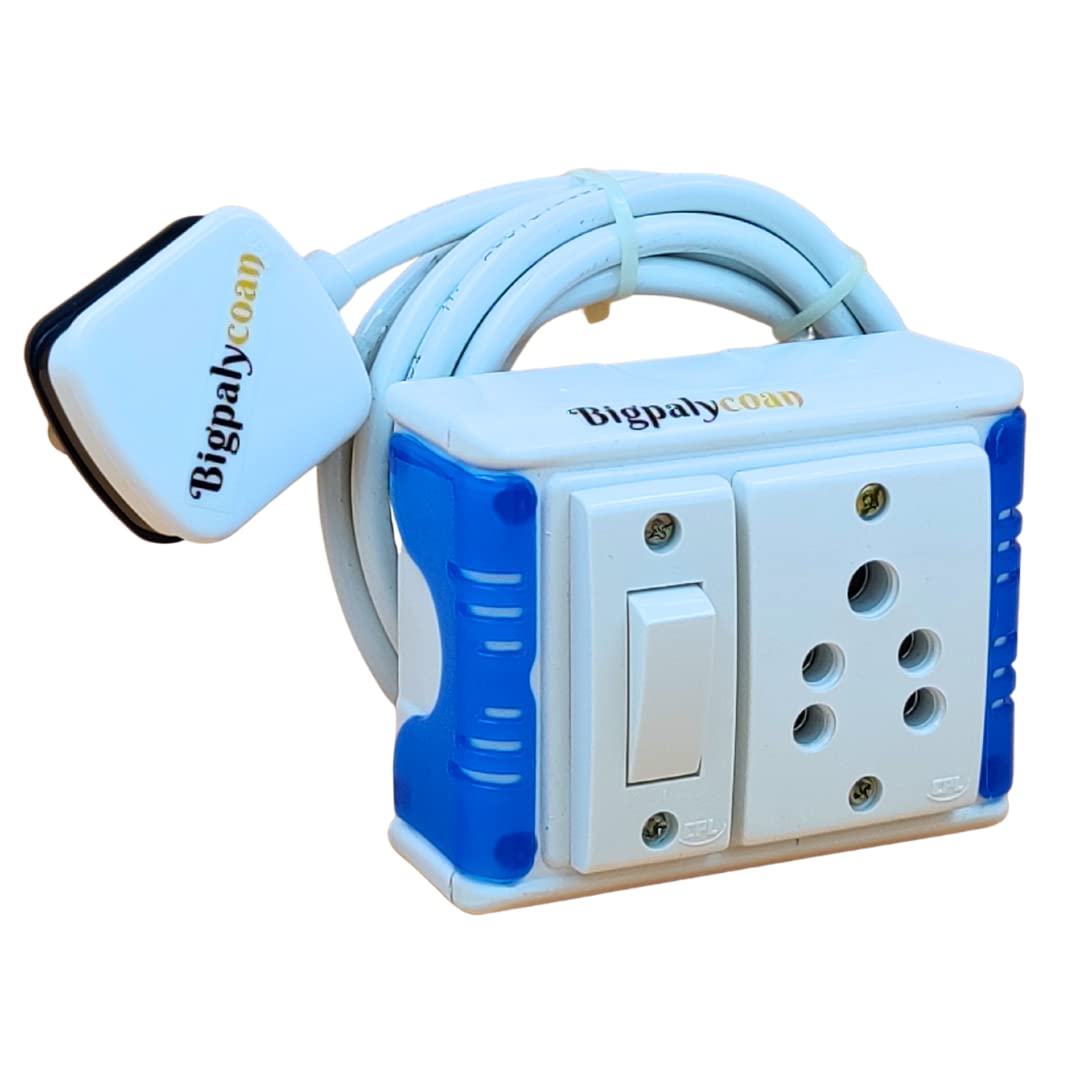 See full amazon price history chart for Bigpalycoan 1 Way Extension Multi Outlet Electrical Switch Board with Individual Switch Heavy Duty Long Cord (Max. Rating 1200W- 230V) PVC Blue/Green-White (5 Meter Cord) Bigpalycoan 1 Way Extension Multi Outlet Electrical Switch Board with Individual Switch Heavy Duty Long Cord (Max. Rating 1200W- 230V) PVC Blue/Green-White (5 Meter Cord) (B0C3CRQNDS) Amazon Price History, Amazon Price Tracker