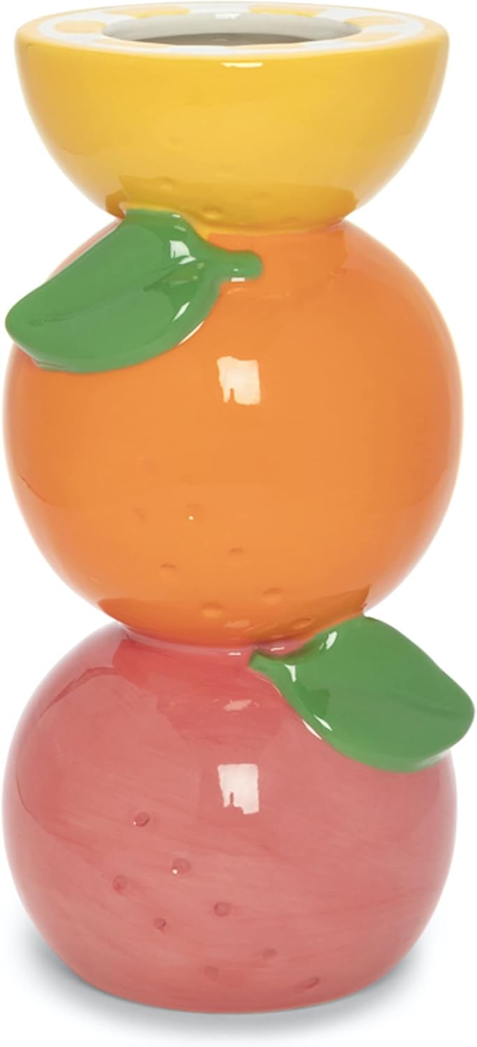 Small Ceramic Citrus Bouquet Table Vase