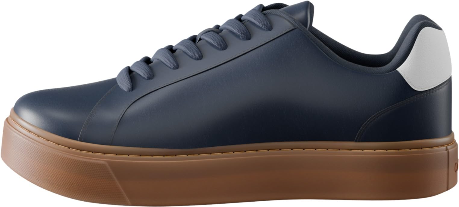 Calvin Klein - Men's Trainers - Leather - UK 8 - Navy