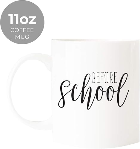 Miniatura 3 de Canopy Street Juego de taza de café para antes de la escueladespués de la escuela y taza de vino sin talloagradecimiento al profesorproveedor de