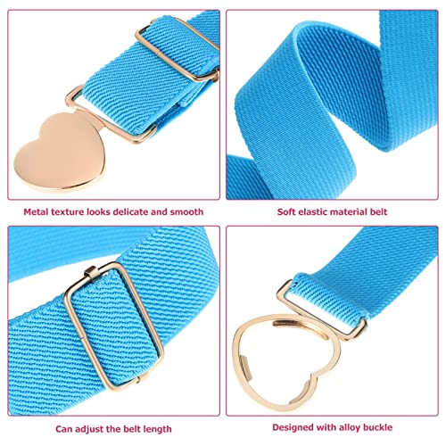 Adorainbow 4 peças cinto elástico infantil decorativo cinto infantil meninas cinto elástico para cri