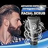 Viking Revolution Microdermabrasion Face Scrub for Men - Facial Cleanser for Skin Exfoliating, Deep Cleansing, Removing Blackheads, Acne, Ingrown Hairs - Men's Face Scrub for Pre-Shave (1 Pack)