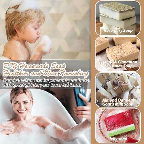 Image of HKNMTT 3Pcs Rectangle Soap Molds 6-Cavity Silicone Mold for Handmade Craft | Food Grade, for Deep Chocolate Bar Rice Krispies Treats Cake Desserts Ice Cube Wax Melts Soap Homemade, Non-Stick BPA Free