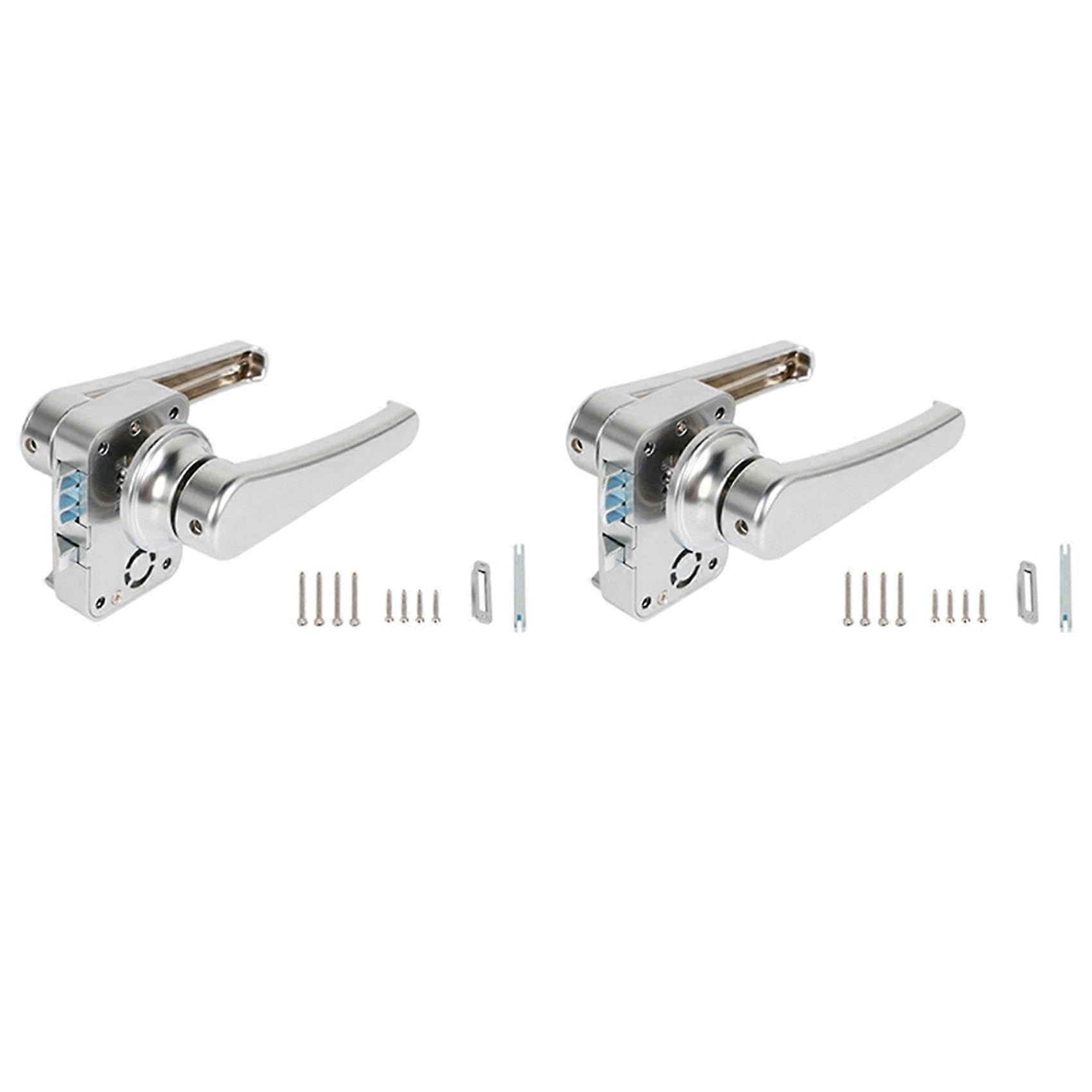 Joyhappst Image Color 2X Rv Toilet Door Lock Bathroom Door Lock Caravan Boat Latch Handle Lock Rv Accessories
