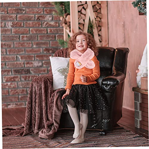 Bufanda de invierno de peluche que evita los resfriados infantiles 5