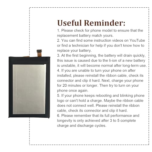 Batterie de Rechange Oukitel WP5 Pro et WP5 avec Kit d'Outils Inclus - 6