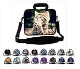 👍 BRAND NEUE TOP-QUALITÄT Leinwand aus hochwertigem, Anti-Schock-Laptoptasche mit stylischem Design, Reißverschluss und Reißverschlusstasche Zum Tragen und Schützen Ihres Laptops/Notebooks vor Kratzern, Schmutz und Beschädigungen.